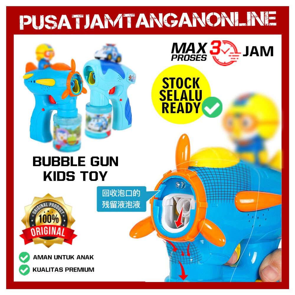  MAINAN  ORIGINAL BUBBLE  GUN KARAKTER ORI MAINAN  ANAK 