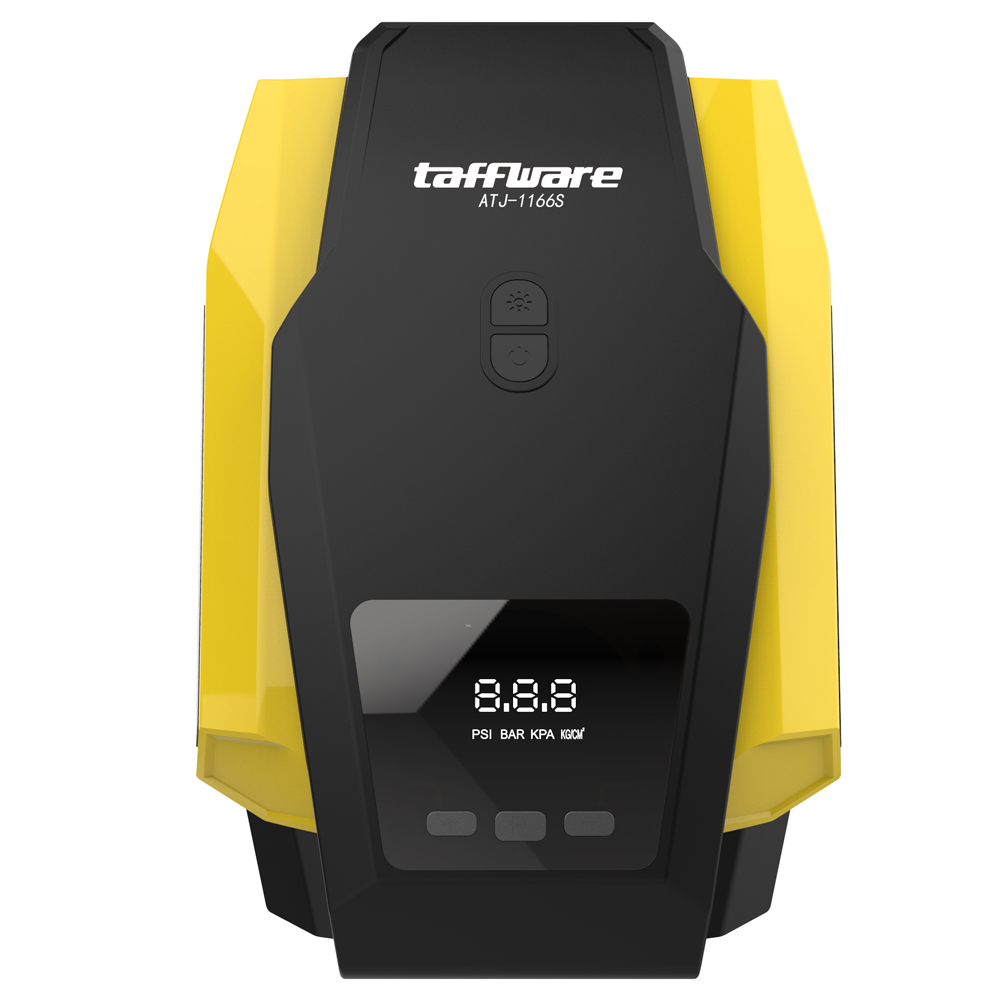 Taffware Inflator Pompa Mobil Elektrik Serba Guna 150PSI - Htm/Kuning