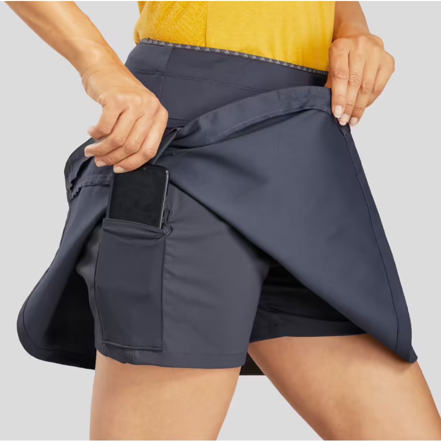 QUECHUA NH500 Rok Celana Olahraga Wanita Skort Hiking Praktis