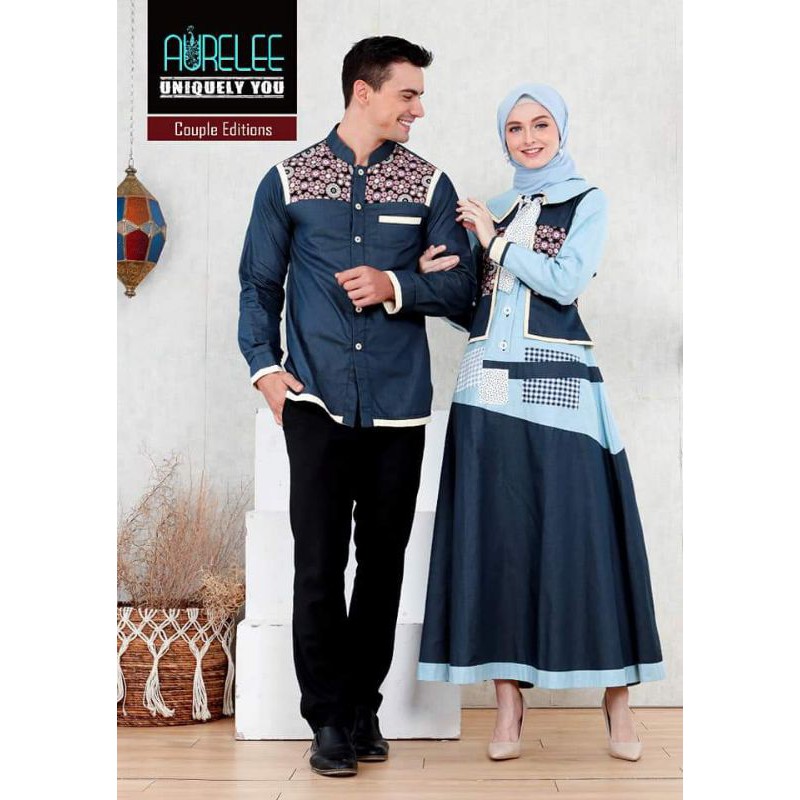 couple aurelee gamis A-2112001 dan koko A-2112003
