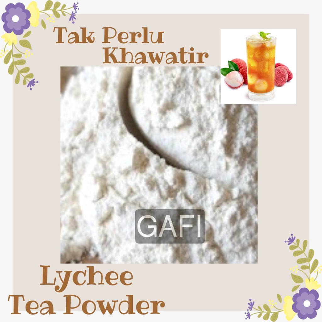 

Bubuk Minuman Rasa Lychee Tea 50Gr Minuman Powder Lychee Tea Powder Bisa Kiloan Drinking Powder Kekinian Boba Aneka Instan Murah Enak Terbaik Halal Premium Distributor