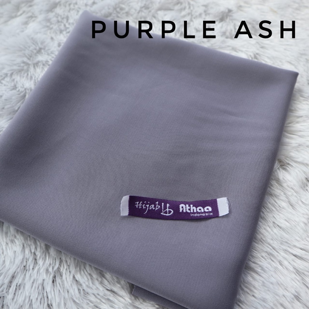 Kain Wolfis/ Woolpeach/ Wolvis Grade A Harga Setengah Meter-Kain Purple Ash