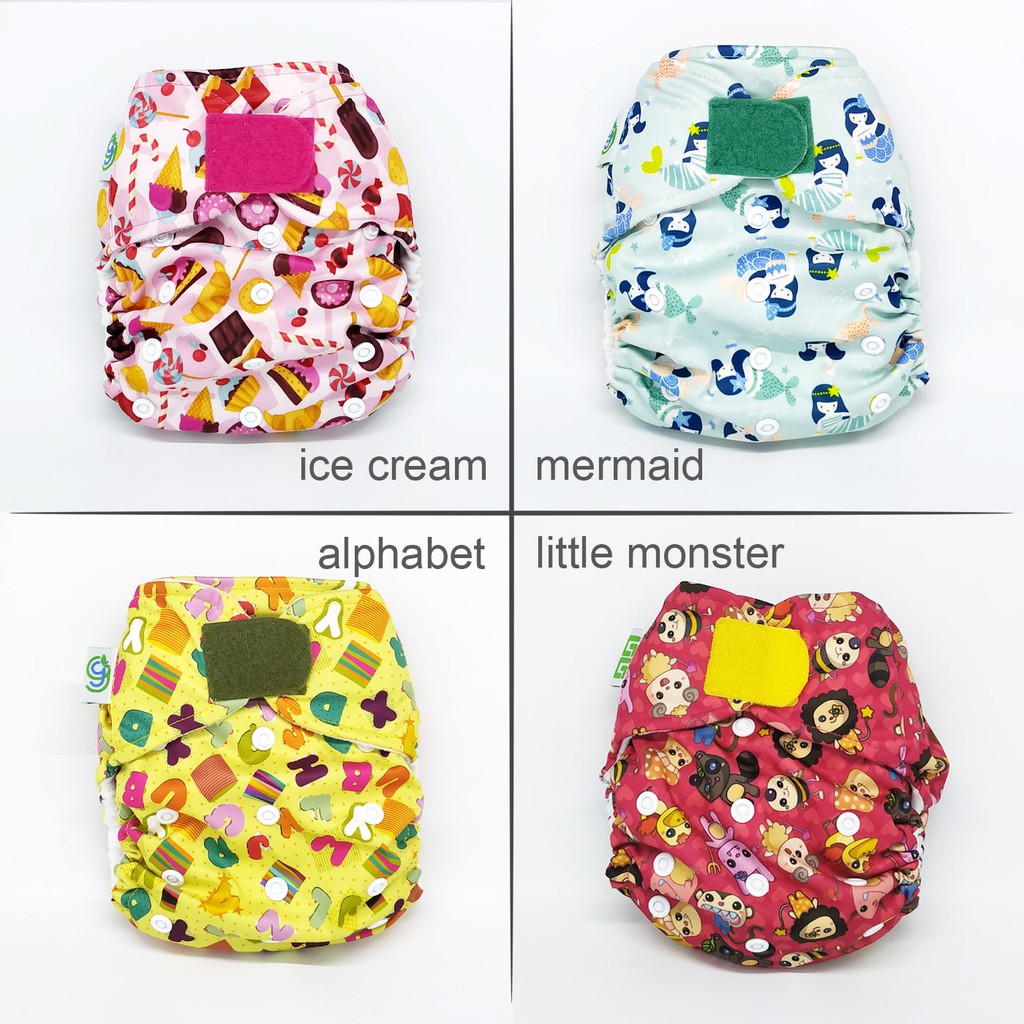 GG B-Dipe Clodi Pocket Cloth Diaper One Size Popok Kain