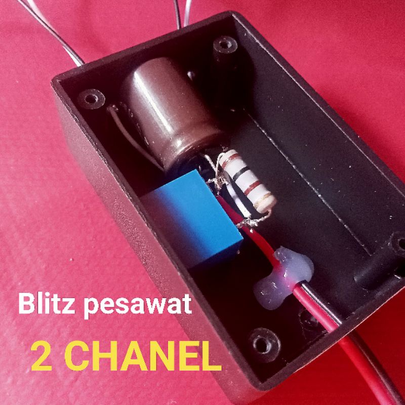 Modul kedip Blitz Pesawat 2 Chanel 12 Volt
