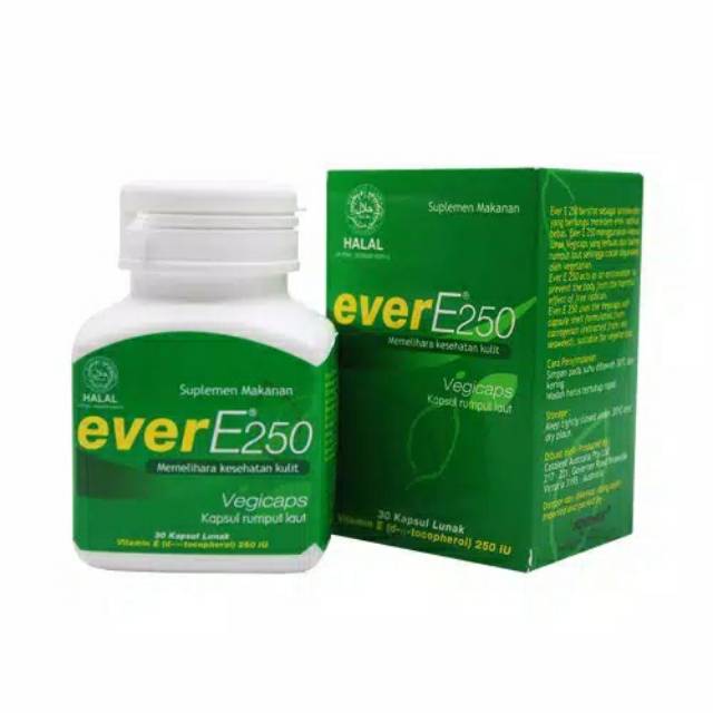 EVER E 250 vitamin E isi 30 kapsul