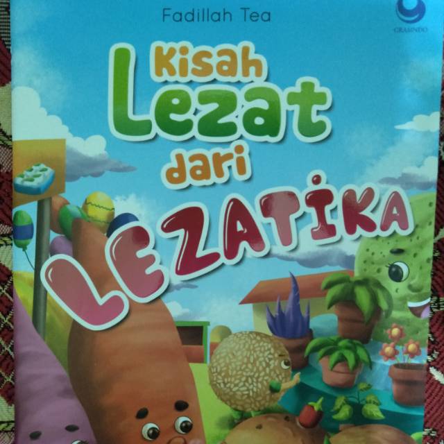 Buku Anak - Kisah Lezat dari Lezatika - Cerita dan mewarnai