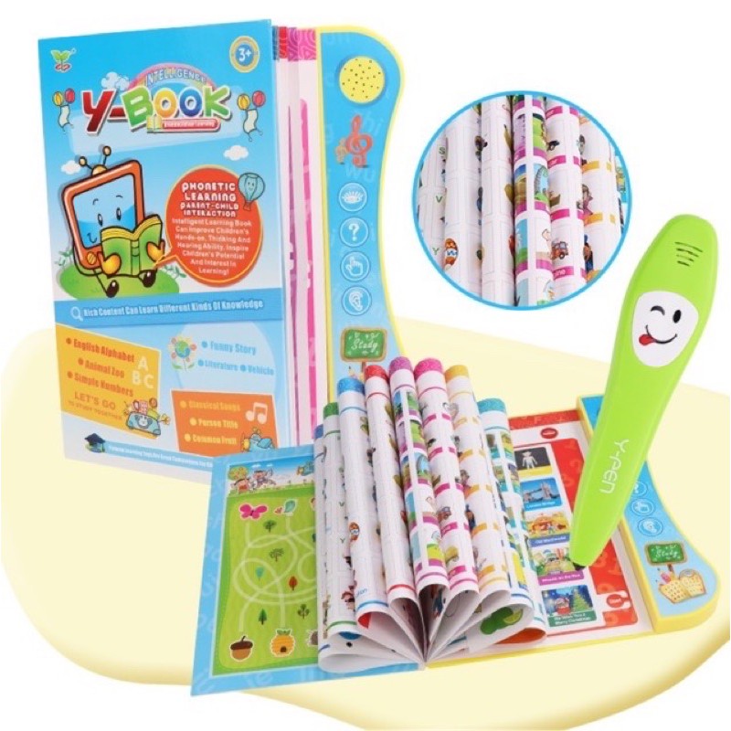 Y-book plus smart logic pen set - learning book - kado anak - hadiah anak