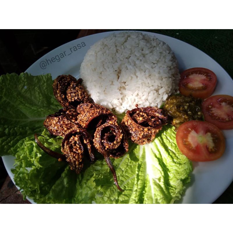 

Dendeng belut sawah asli Cianjur