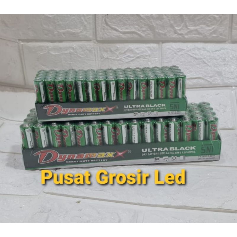 1 pak Baterai Murah Dynamax isi 40 pcs AA dan AAA