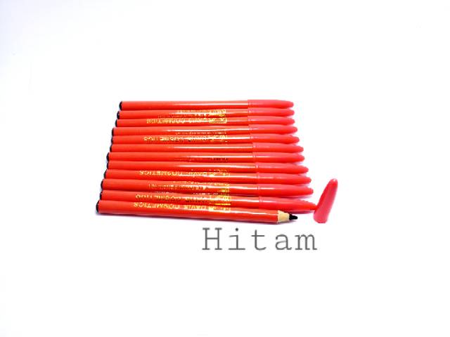 PENCIL ALIS DAVIS ORANGE WARNA HITAM LUSINAN