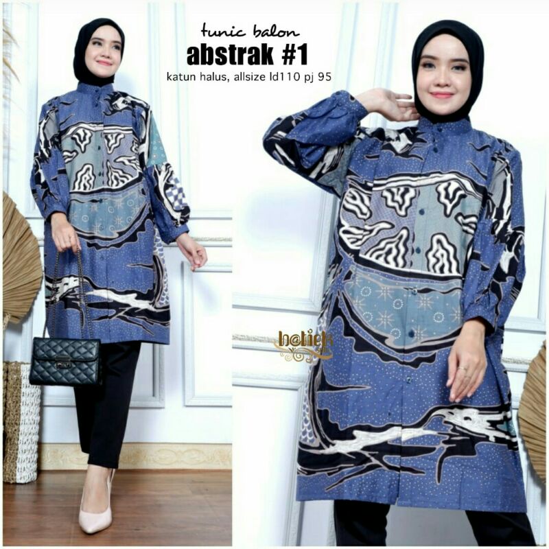 Tunik batik Nabila &amp; Abtrak