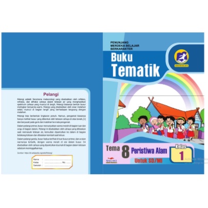 

Buku Tematik Kelas 1 Tema 8 SMT 2