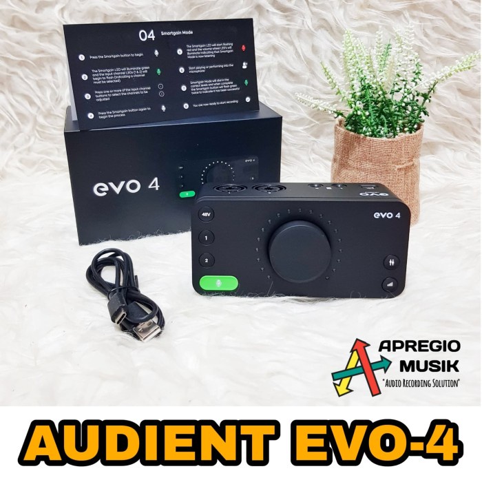 {suhadistore} Evo 4 by Audient evo4 evo-4 Soundcard 2 channel Diskon