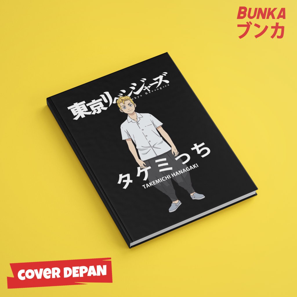 

Notebook Anime Tokyo Revengers Takemichi Hanagaki Hardcover A5 Buku Tulis Catatan Note Agenda Jurnal