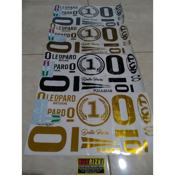 Stiker Helm | Stiker Leopard | Sticker Leopard | Variasi Helm