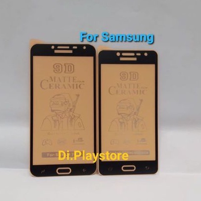 Tempered Glass Full CERAMIC MATTE  Anti Pecah Screen Guard For Samsung J2 Prime J4 2018 J4 Plus J5 2