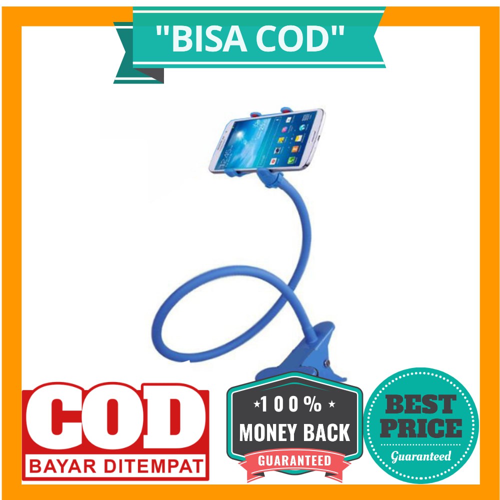 BISA COD Robotsky Lazypod Mobile Phone Monopod - Tripod-8-1 - Blue