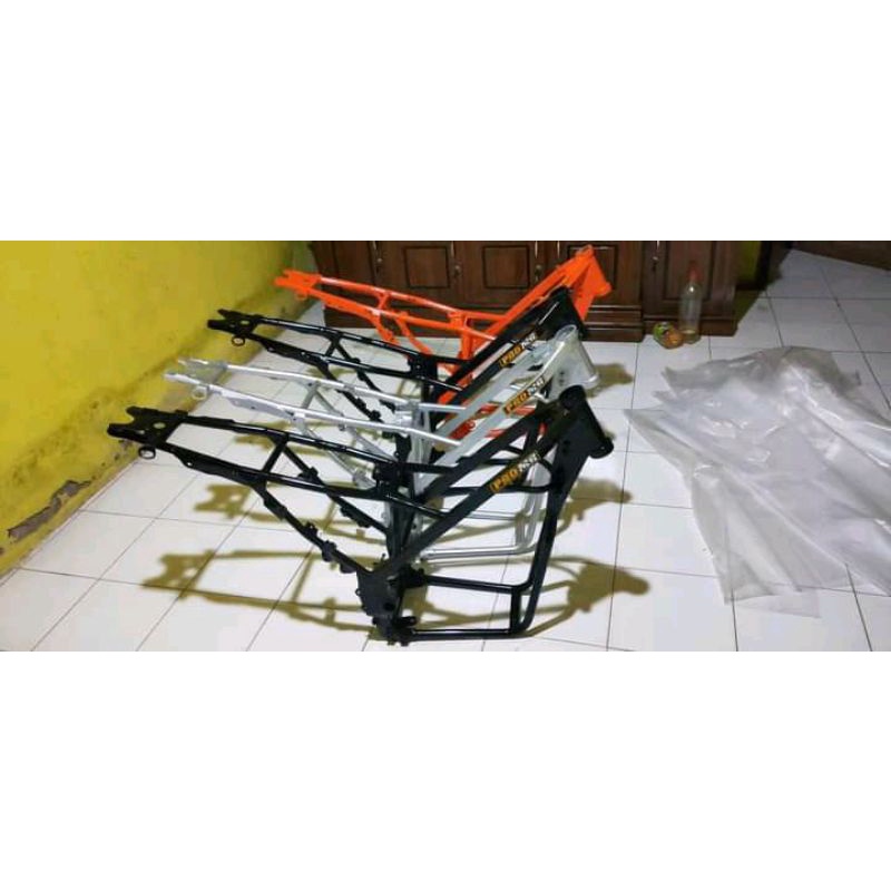 Frame Rangka Custom KLX Pnp Mesin Honda mp tiger gl pro cb150r verza vixion scorpio ninja klx