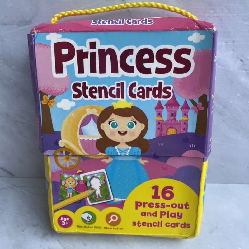 

Princess Stencil Cards - Igloo Books