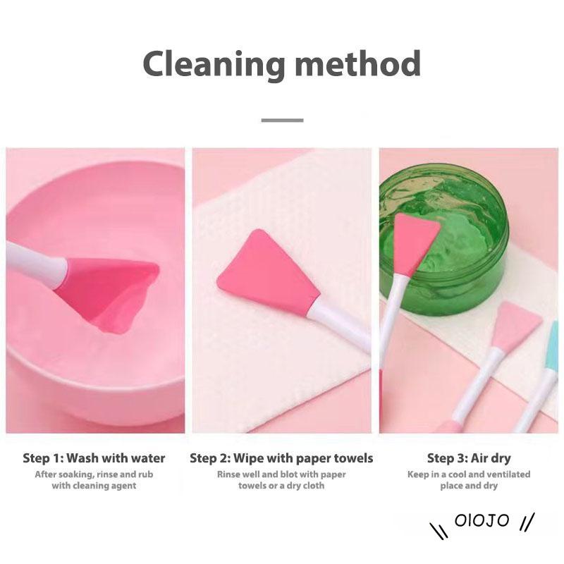 Brush Masker Wajah Manual Portable Bahan Silikon Lembut Untuk Alat KecantikanBuku ol2