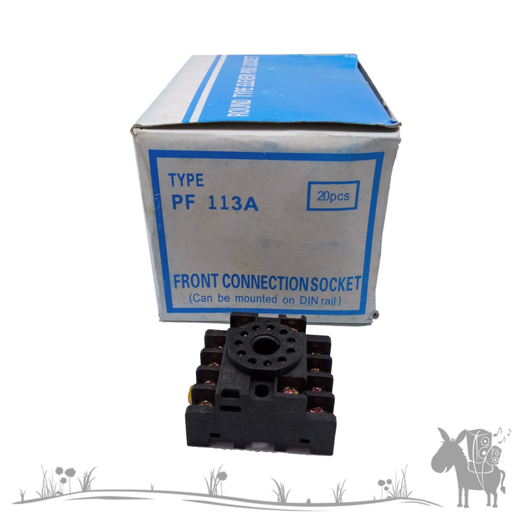RELAY SOKET PF113A 11 PIN MK2P H3CR PL35 FS-3A JQX-10F JTX-2C ST3PA