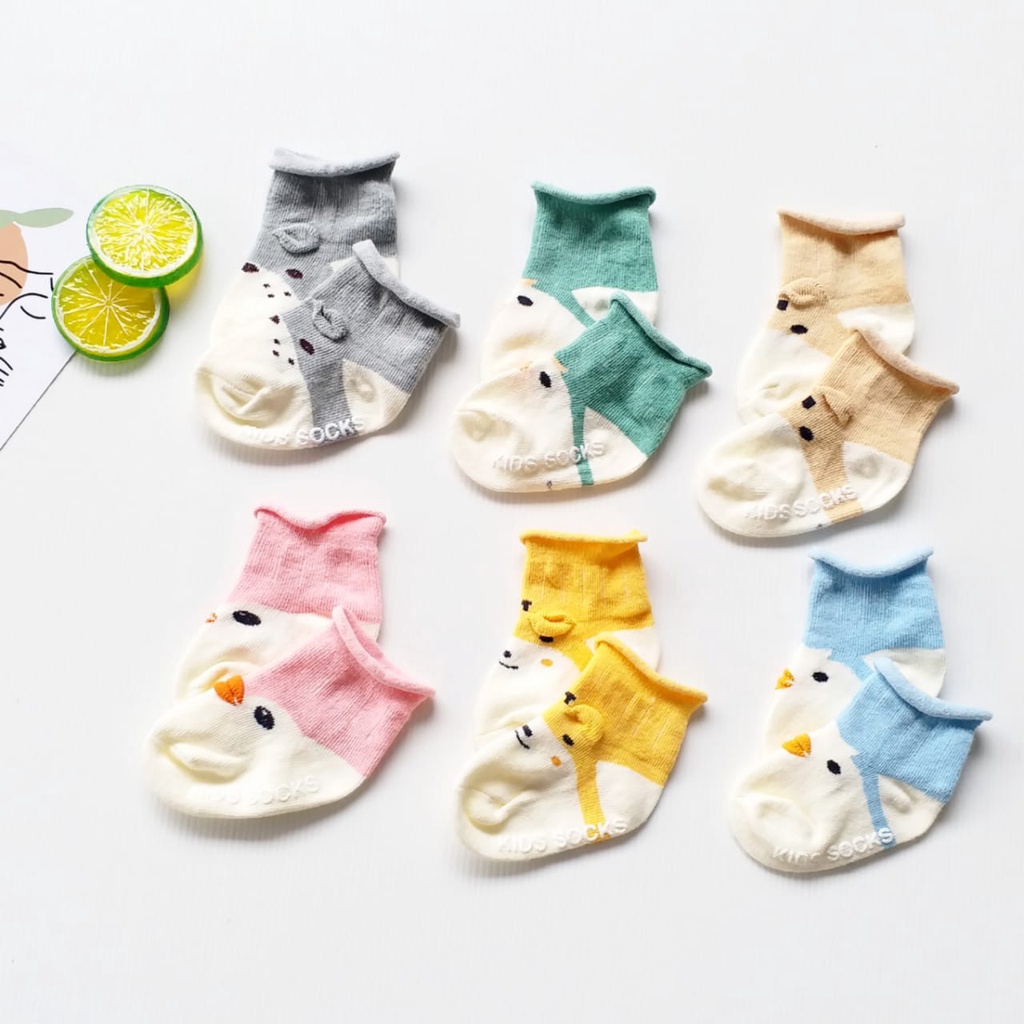 HappyOliver D WINTER Kaos Kaki Anak Bayi Laki Laki Perempuan Newborn - 2 Tahun Import