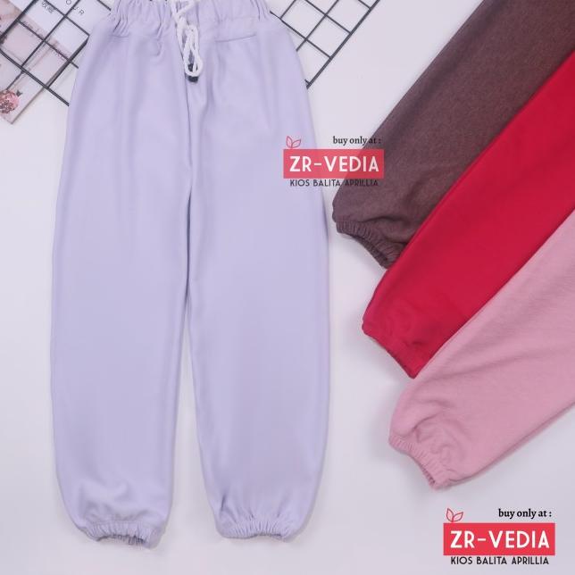 ❆ Jogger Polos Molly Uk 10-12 Tahun / Joger Celana Panjang Anak Cewek - Anak Laki Laki, MOLLY RANDOM