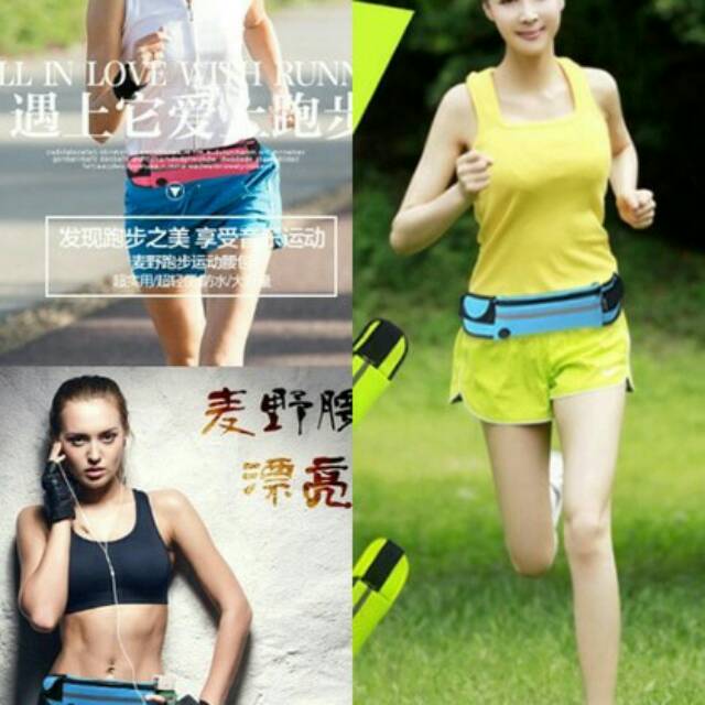 spibelt bag Tas pinggang tas lari waist running bag tas olahraga