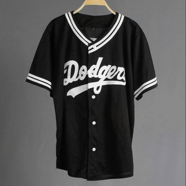 JERSEY BASEBALL DODGERS BLACK