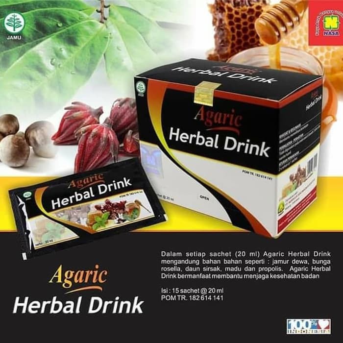 AGARIC HERBAL DRINK NASA/ MENGOBATI DIABETES ASAM LAMBUNG VERTIGO ASMA WASIR
