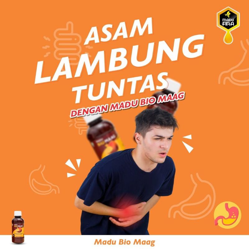 

Madu BIOMAAG Original Biomag Obat Herbal Asam Lambung Magh Mag Maag Kronis Gerd Gangguan Pencernaan