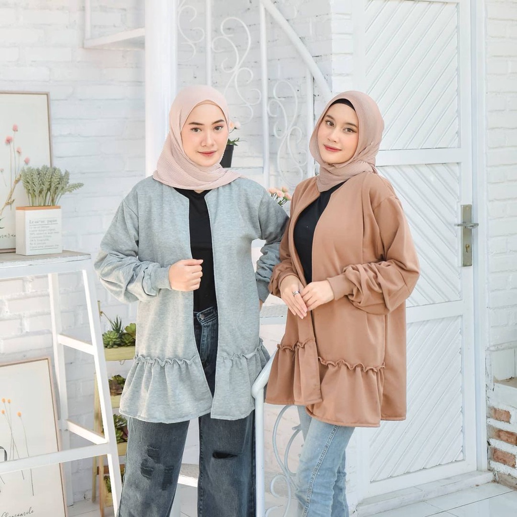 Azura Outher Atasan Wanita Gaya Terbaru Bahan Fleece