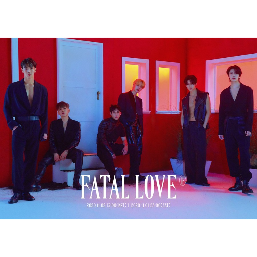POSTER MONSTA X - FATAL LOVE UNOFFICIAL