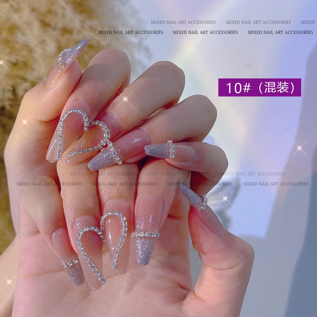 Pretty  Hiasan Kuku 3D/BUNGKUS Gaya Jepang Bentuk Pita/beruang/kupukupu Untuk Aksesoris Nail Art Wanita Butterfly