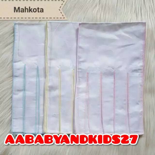 6Pc Gurita Ikat Bayi Lembut Mahkota Polos/ Motif-Gurita Bayi Murah Berkualitas