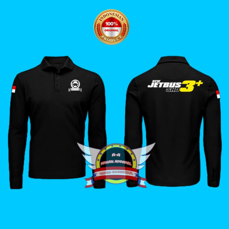 KAOS KERAH JETBUS KAOS POLO SHIRT JETBUS TERBARU
