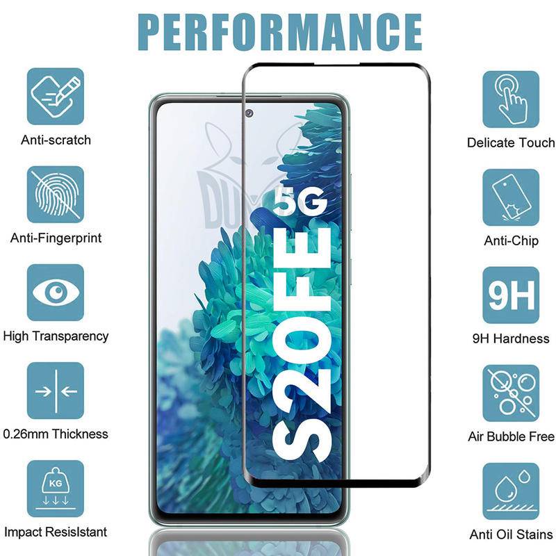 New 9D Tempered Glass For Samsung Galaxy S20 FE 5G Full Cover Screen Protector glass For Samsung Galaxy S20 Lite glass film