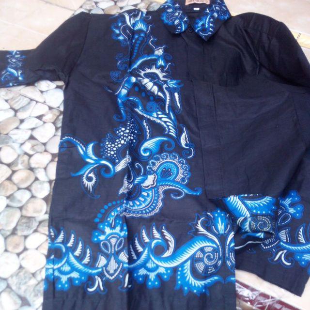 Kemeja Batik Koko Fashion Pria Kombinasi Bordir