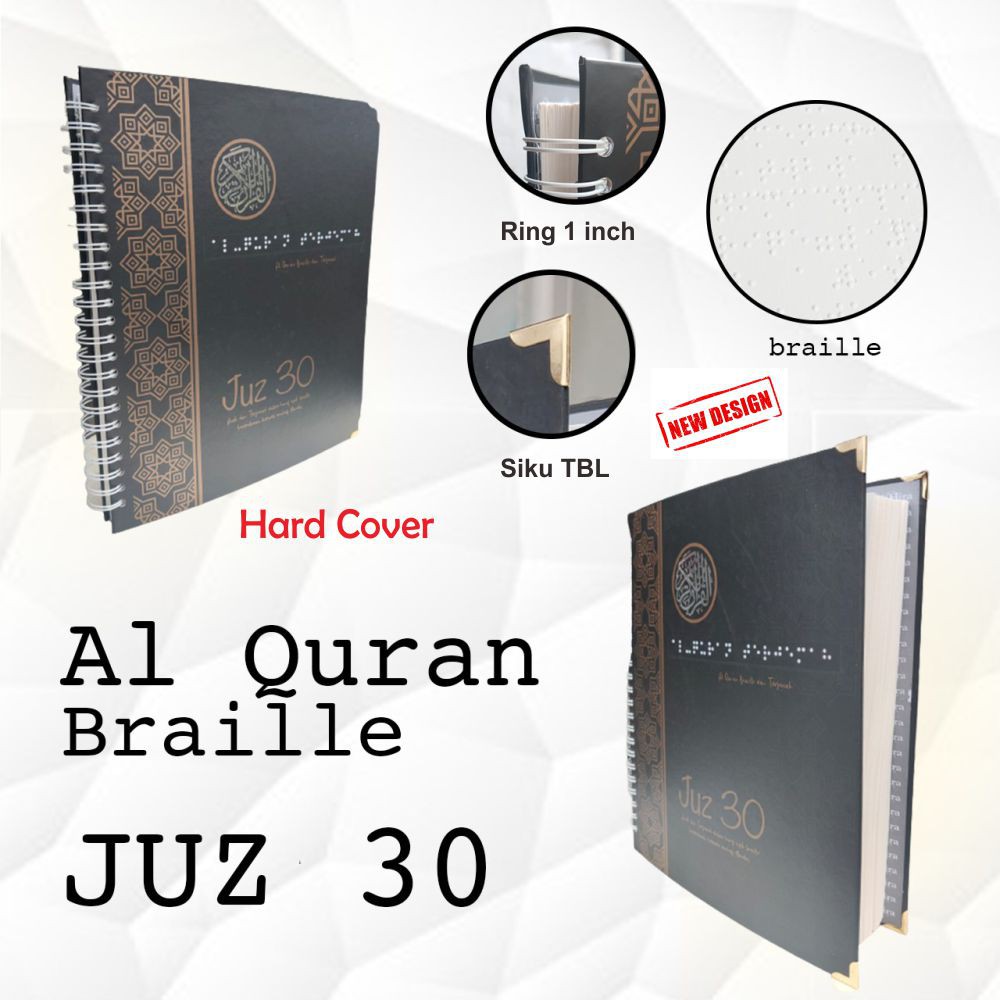 Quran Hapalan Braille Arab dan Terjemah  juz 30