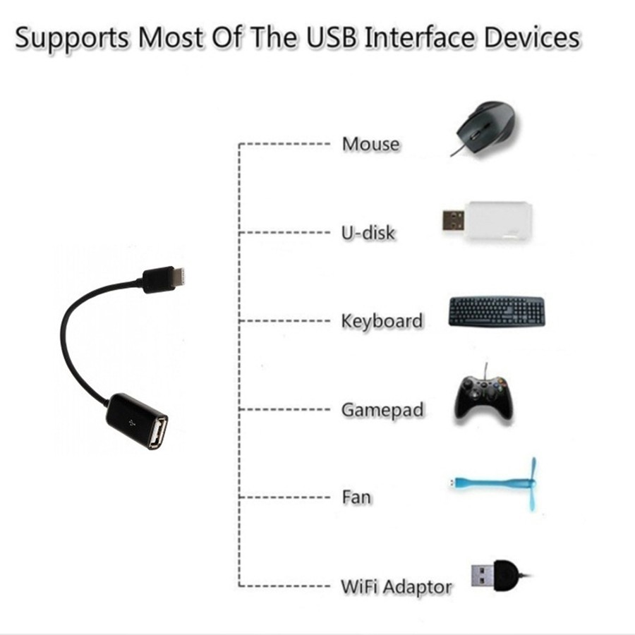 KABEL KONEKTOR USB KE TYPE C KABEL OTG USB TYPE | OTG HP TYPE C KABEL