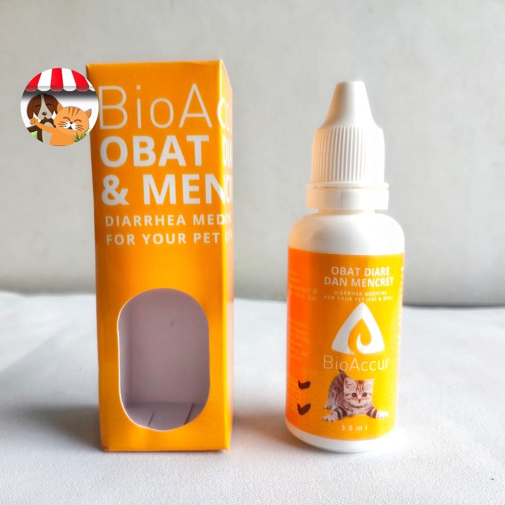 Bio Accur Obat Diare &amp; Mencret 30ml untuk Kucing dan Anjing BioAccur