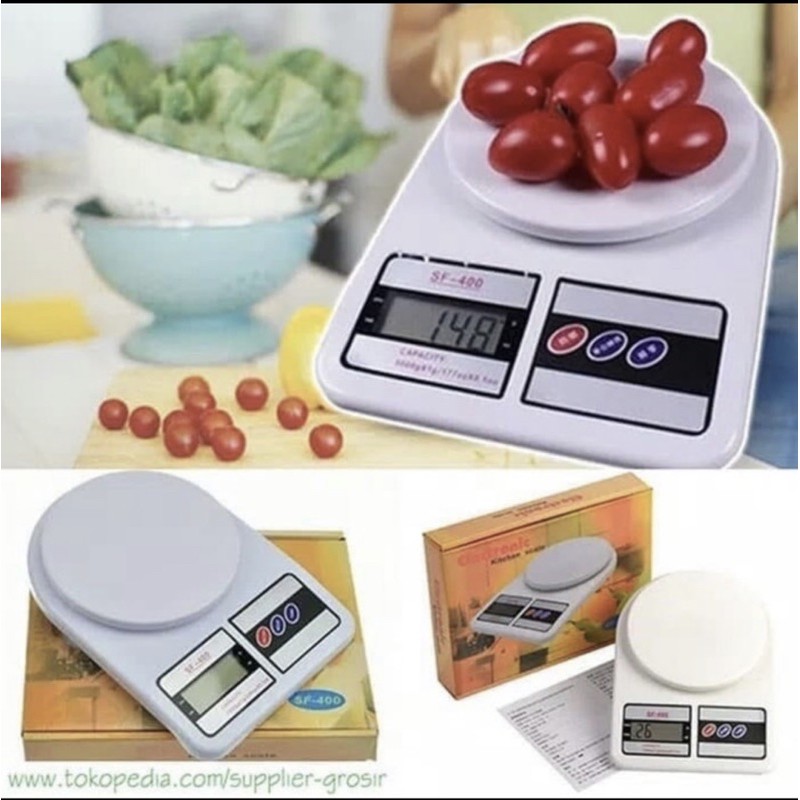 Timbangan Dapur Digital SF400 - Electronic Kitchen Scale - Timbangan Dapur SF400