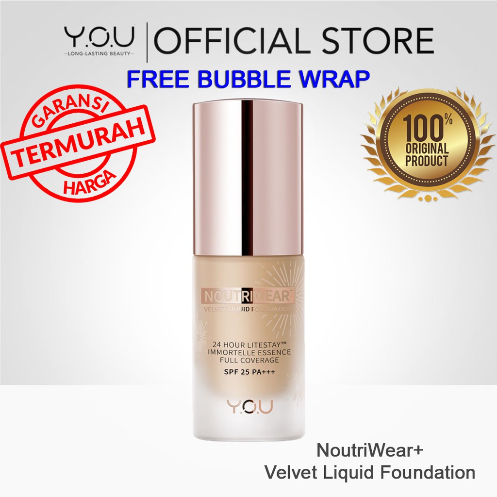 YOU NoutriWear+ Velvet Liquid Foundation [SPF 25&amp; PA+++]