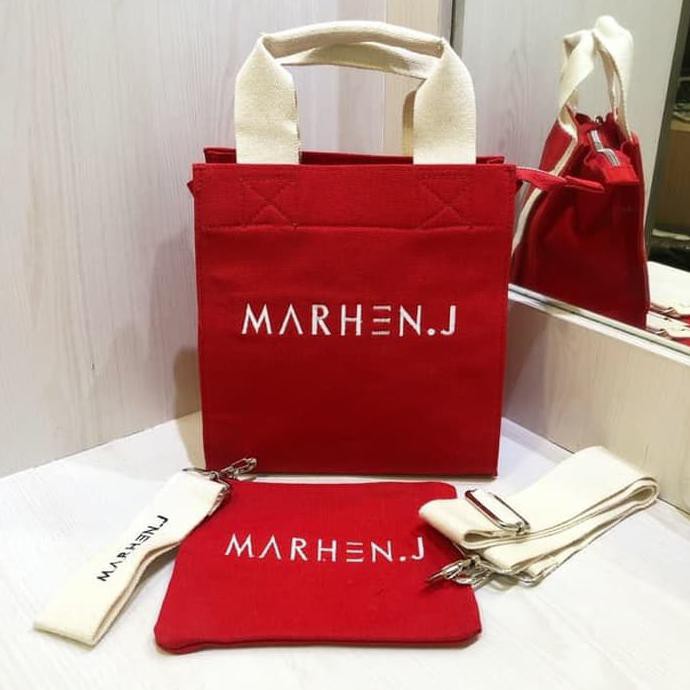 Barang Terbaru Marhen j mini ricky canvas bag / marhen j ricky bag / tas import korea CUCI GUDANG