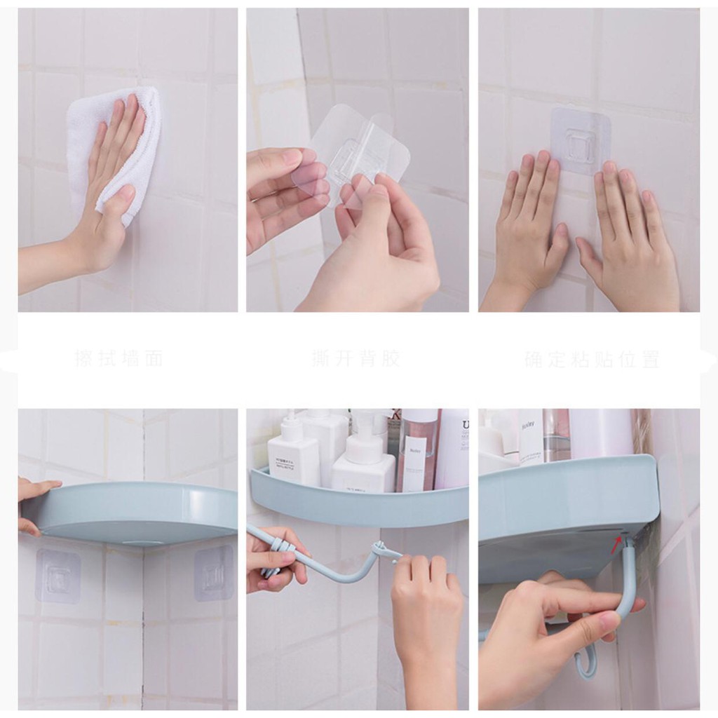 Triangle Shelves / Bathroom Hanging Triangle Hanger