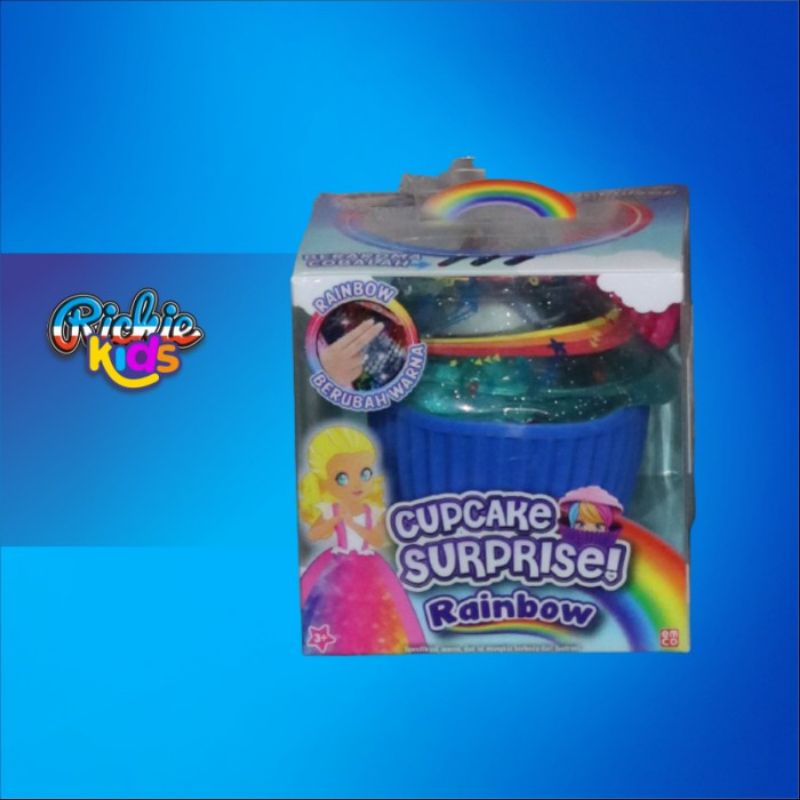 Mainan Anak 3+ Cupcake Beraroma Surprise Rainbow Girls Character Blue