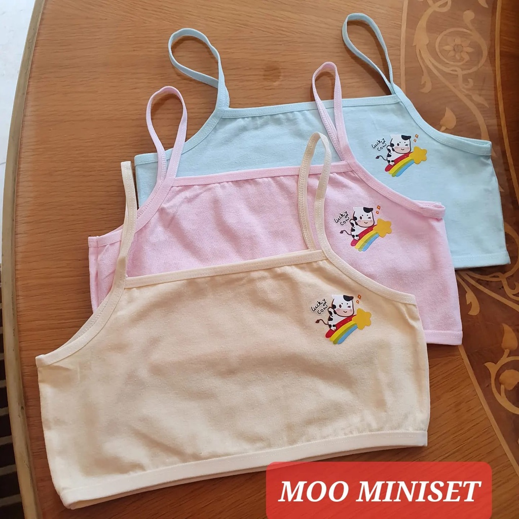 HEART MINISET PAKAIAN DALAM ANAK SD SMP REMAJA TANK TOP CROP TOP ANAK CEWEK KATUN NOT SOREX