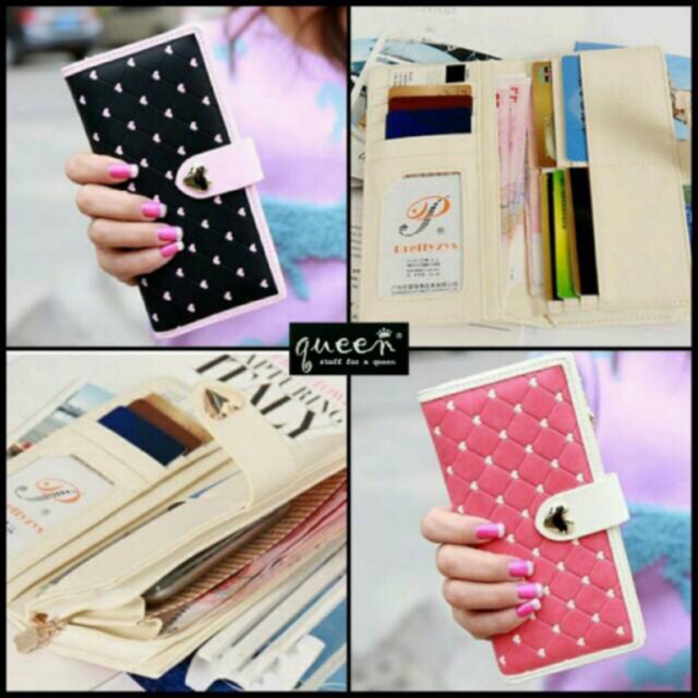 Dompet Wanita Korea Panjang Lucu Model Love