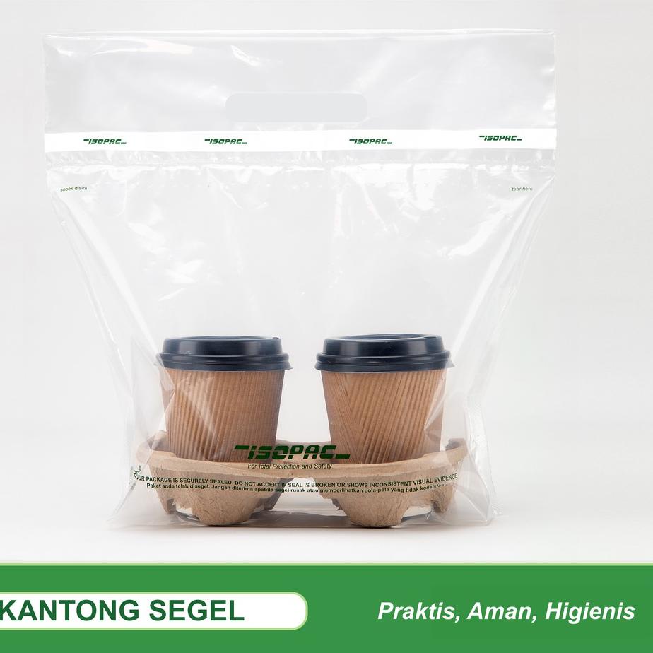 

☺ Kantong Bersegel ISOPAC ( 1 Pack isi 50pcs ) Kemasan Plastik - Delivery Bag - Plastik segel ▼