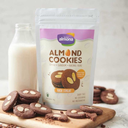 Barefood Almona - Almond Cookies 90g - Snack Sehat No Preservative &amp; No Coloring